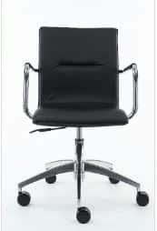 Chaise de réunion en cuir