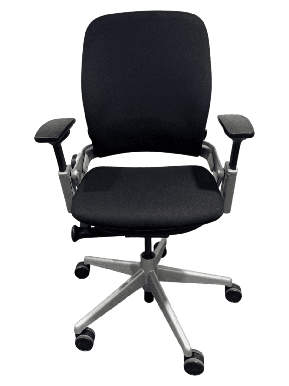 Steelcase Leap V2 Platinum Zwart
