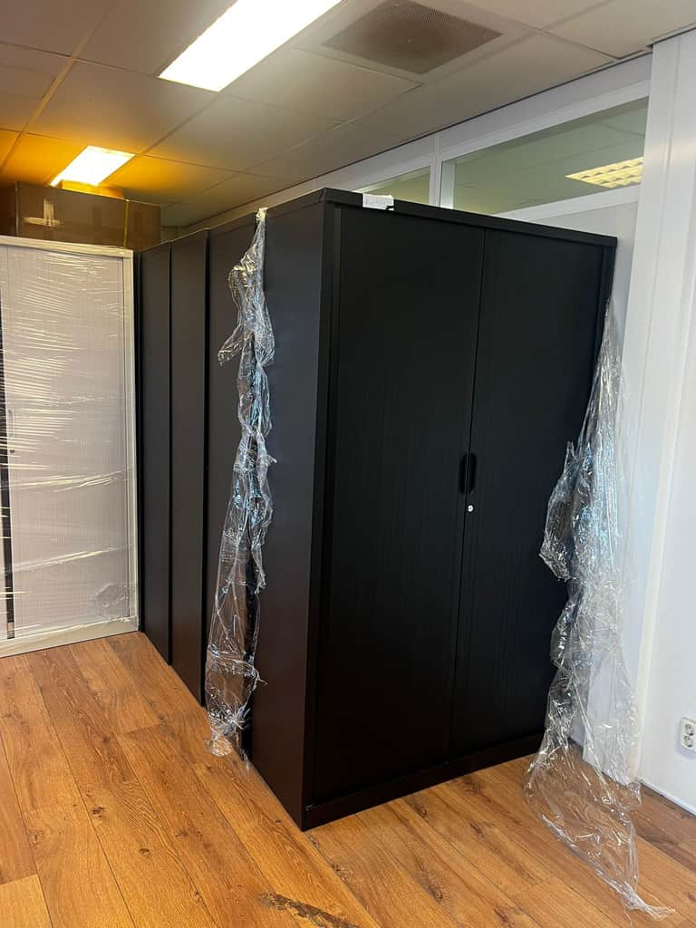 Armoire à roulettes 195/120/47 cm Noir B Choix