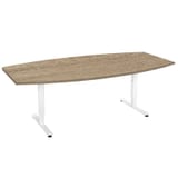 Mesa de reunión con forma de barril
