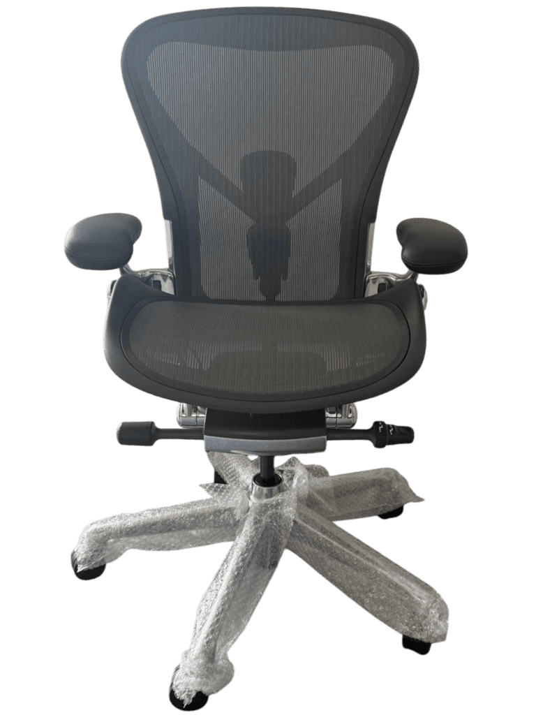 Herman Miller Aeron Remastered Polished Aluminium