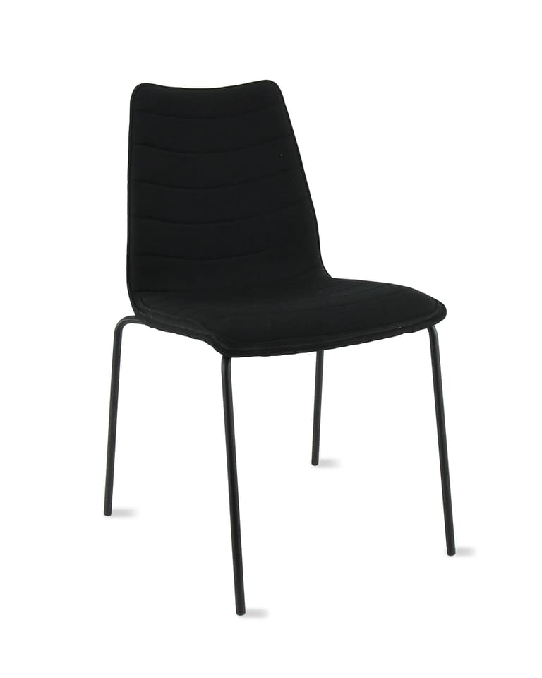Silla de reunión de fieltro de lana