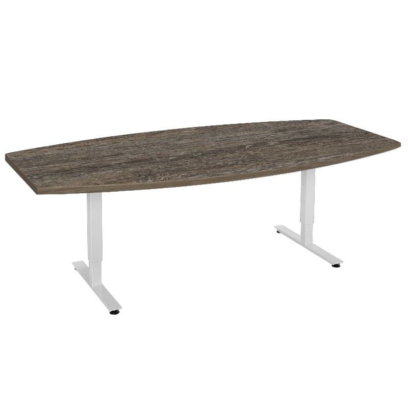 Mesa de reunión con forma de barril